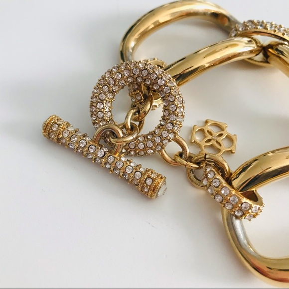 GORGEOUS ~ Heavy Gold Statement BRACELET - Picture 7 of 10